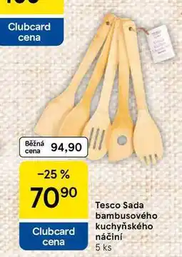 Tesco Tesco Sada bambusového kuchyňského náčiní, 5 ks nabídka