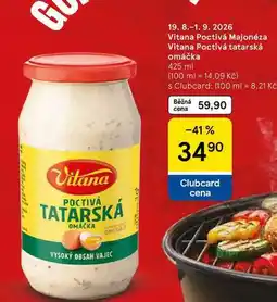 Tesco Vitana Poctivá Majonéza nabídka
