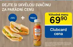 Tesco Výhodné menu jídlo + nápoj nabídka
