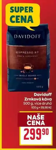 Billa Davidoff Zrnková káva nabídka