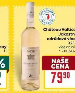 Billa Château Valtice Jakostn odrůdová víno nabídka
