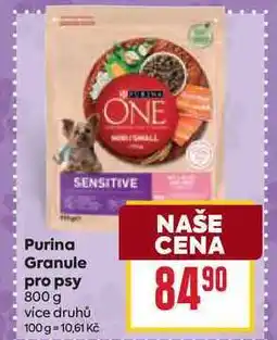 Billa Purina Granule pro psy nabídka