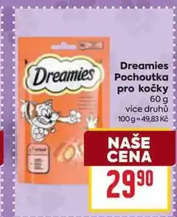 Billa Dreamies Pochoutka pro kočky nabídka