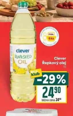 Billa Clever Řepkový olej nabídka