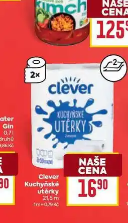 Billa Clever Kuchyňské utěrky 21,5 m nabídka
