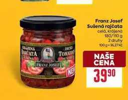 Billa Franz Josef Sušená rajčata celá, krájená 180/110 g nabídka