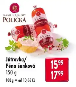 Qanto Policka játrovka pěna šunková nabídka