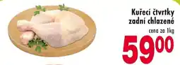 Qanto Kuřecí čtvrtky zadní chlazené nabídka