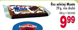 Qanto Monte snack nabídka