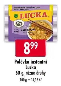 Qanto Lucka polévka instantní nabídka