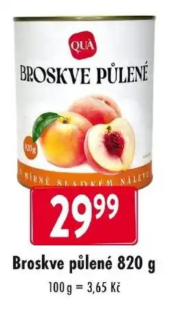 Qanto Qua broskve půlené nabídka