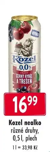Qanto Kozel nealko nabídka