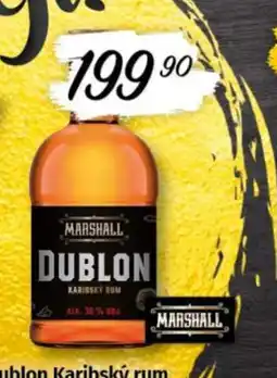 COOP TIP Marshall dublon karibsky rum nabídka