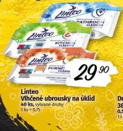 COOP TIP Linteo vlhčené ubrousky na úklid nabídka