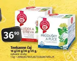COOP TIP Teekanne čaj nabídka