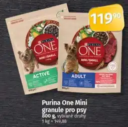 COOP TIP Purina One Mini granule pro psy nabídka