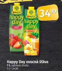 COOP TIP Happy Day ovocná šťáva nabídka