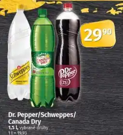COOP TIP Dr. Pepper/Schweppes/Canada Dry nabídka