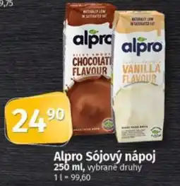 COOP TIP Alpro Sójový nápoj nabídka