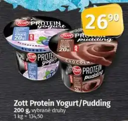 COOP TIP Zott Protein Yogurt/Pudding nabídka