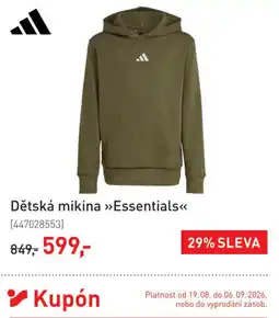 Intersport Adidas Dětská mikina »Essentials« nabídka