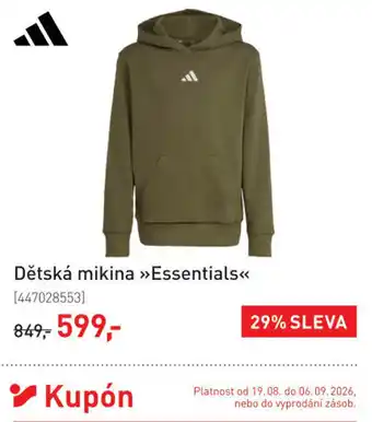 Adidas Dětská mikina »Essentials«