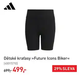 Intersport adidas dětské kraťasy »future icons biker« nabídka
