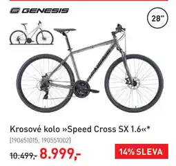 Intersport Genesis Krosové kolo »Speed Cross SX 1.6« nabídka