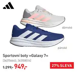 Intersport adidas sportovní boty galaxy 7 nabídka