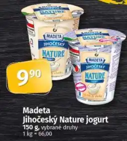 COOP TIP Madeta Jihočeský Nature jogurt nabídka