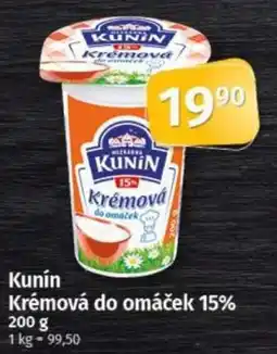 COOP TIP Kunín Krémová do omáček 15% nabídka