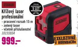 Hornbach Jc schwarz křížový laser profesionální nabídka