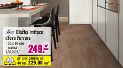 Hornbach Dlažba imitace dřeva Ferrara nabídka