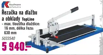 Kaufmann řezačka na dlažbu a obklady TopLine