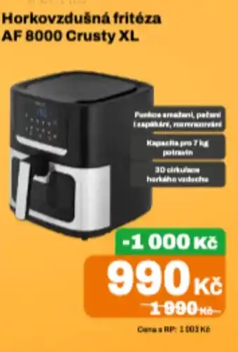 Horkovzdušná friteza AF 8000 Crusty XL