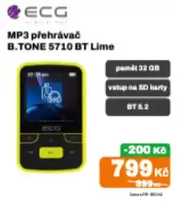 Expert ECG B.TONE 5710 BT Lime nabídka