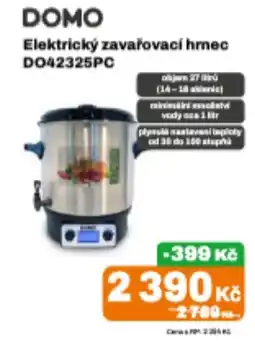 Expert Domo elektrický zavařovací hrnec do42325pc nabídka