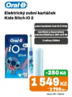 Expert Oral-B elektrický zubní kartáček kids stitch io 2 nabídka