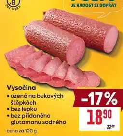 Billa Vysočina nabídka