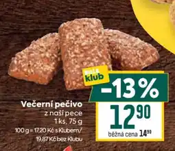Billa Večerní pečivo nabídka