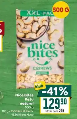 Billa Nice Bites Kešu natural nabídka