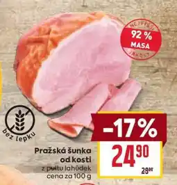 Billa Pražská šunka od kosti nabídka