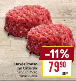 Billa Hovězí maso na tatarák nabídka