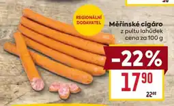 Billa Měřínské cigáro nabídka