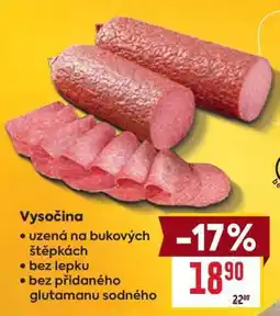 Billa Vysočina nabídka