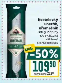 Billa Kostelecký Uherák, Křemešník nabídka