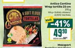 Billa Antica Cantina Wrap tortilla 25 cm nabídka