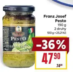 Billa Franz Josef Pesto nabídka