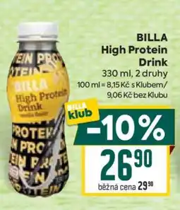 Billa BILLA High Protein drink nabídka