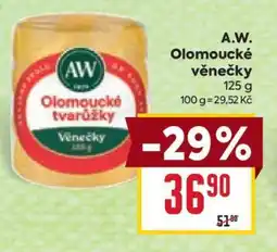 Billa A.W. Olomoucké věnečky nabídka